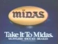 Midas brakes - ad from 1986