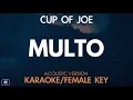 Download Lagu Cup Of Joe - Multo (Karaoke/Acoustic Version) [Female Key]