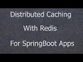 Crash Course Part1 Distributed Caching with Redis and Spring Boot Cache API-Data on Read Write