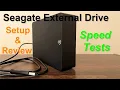 SEAGATE External Hard drive Expansion 6TB USB Portable Storage drive Review Read Write speed Tests