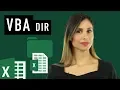 Excel VBA How to Check if File or Folder Exists Dir Function
