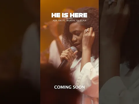 Out Tonight 🔥Atmosphere shifting,Faith boosting sound “He Is Here” everywhere 🔊 ft Ibukun,121Selah