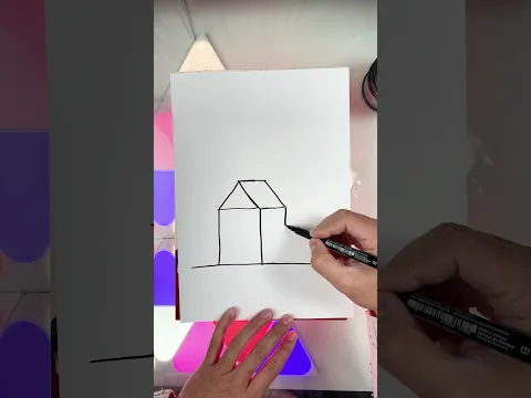 Comment dessiner une maison simple pour les enfants
