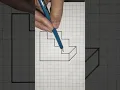 3D Stairs Drawing In 10 Second Optical Illusion Drawing