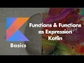 Kotlin Functions Functions as Expression - Kotlin Basics kotlin in Tamil