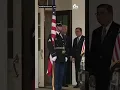 Trump greets Japanese PM Shigeru Ishiba at White House