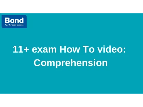 Download MP3 11+ exam: English – Comprehension | Bond 11+