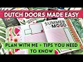 Make Dutch Doors EASY Creative Journal Plan With Me Tips You Need to Know