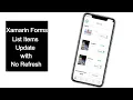 Xamarin Forms Update list items with out Refresh