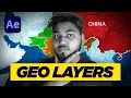 How To Create Map Animations In Geo Layers After Effects 2025
