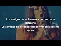 Amigos No Por Favor (Letra/Lyrics) Yuridia [Primera Fila - En Vivo] / Los amigos no se hacen el amor