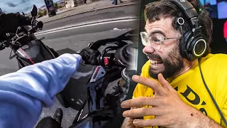 Ce Scooter perd Totalement le contrôle et lui Rentre dedans ! (React Motos)