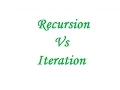 Recursion Vs Iteration 01 Summation of different series