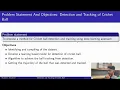 Cricket ball detection and tracking overview mini project