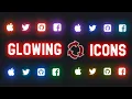 Glowing Icons Animation Social Media Glowing Icons Using CSS Ashutosh Python