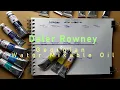 Daler-Rowney Georgian Water Mixable Oil Paint Swatch Time-Lapse