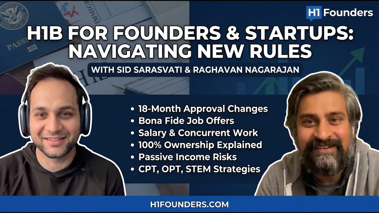 Breaking Down the New H-1B Founder Rules: Insights from Top Immigration Attorney