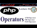 PHP Operators in by Mohammad Abbas Lecture 04