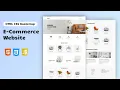Responsive Furniture Interior E-Commerce Website Using HTML CSS Bootstrap Free Source Code