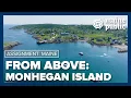 From Above Monhegan Island Assignment Maine