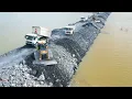 Download Lagu New Activity! Bulldozer SHANTUI Pushing Stone \u0026 Dump Truck 25T Big Stone
