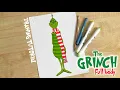 How to draw the Grinch full body easy Christmas drawing ideas