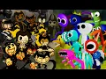 Download Lagu New Rainbow Friends VS BENDY ALL Phases (FNF Mod) 🎶 Bendy and the Dark Revival (Roblox New Mod)