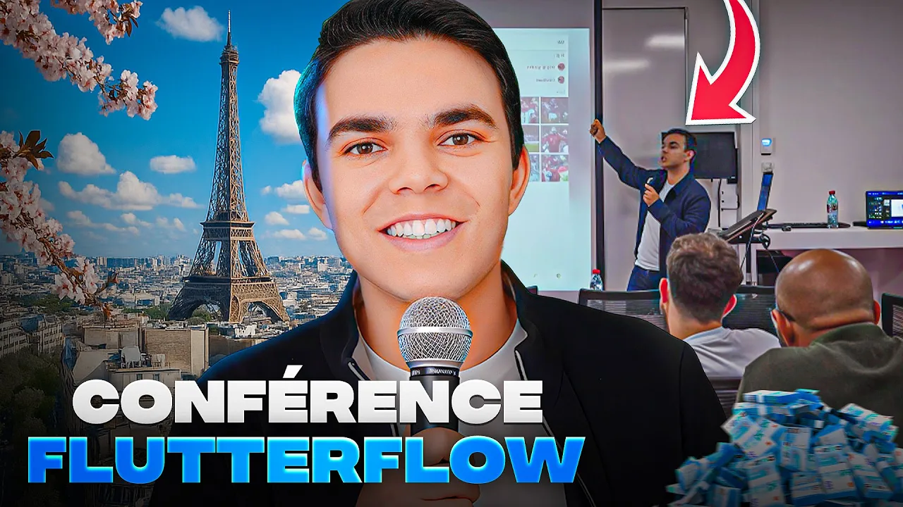 🇫🇷 J’ai pris la parole au tout premier événement FlutterFlow France