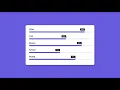 Animated Skills Bar UI Design using only HTML CSS