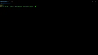 Repeat a command until it succeeds in Linux using While loop