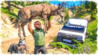 Джонни мен Рекс охотаның шаңын шығарды (GTA V)