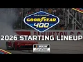 2026 Goodyear 400 at DARLINGTON STARTING LINEUP