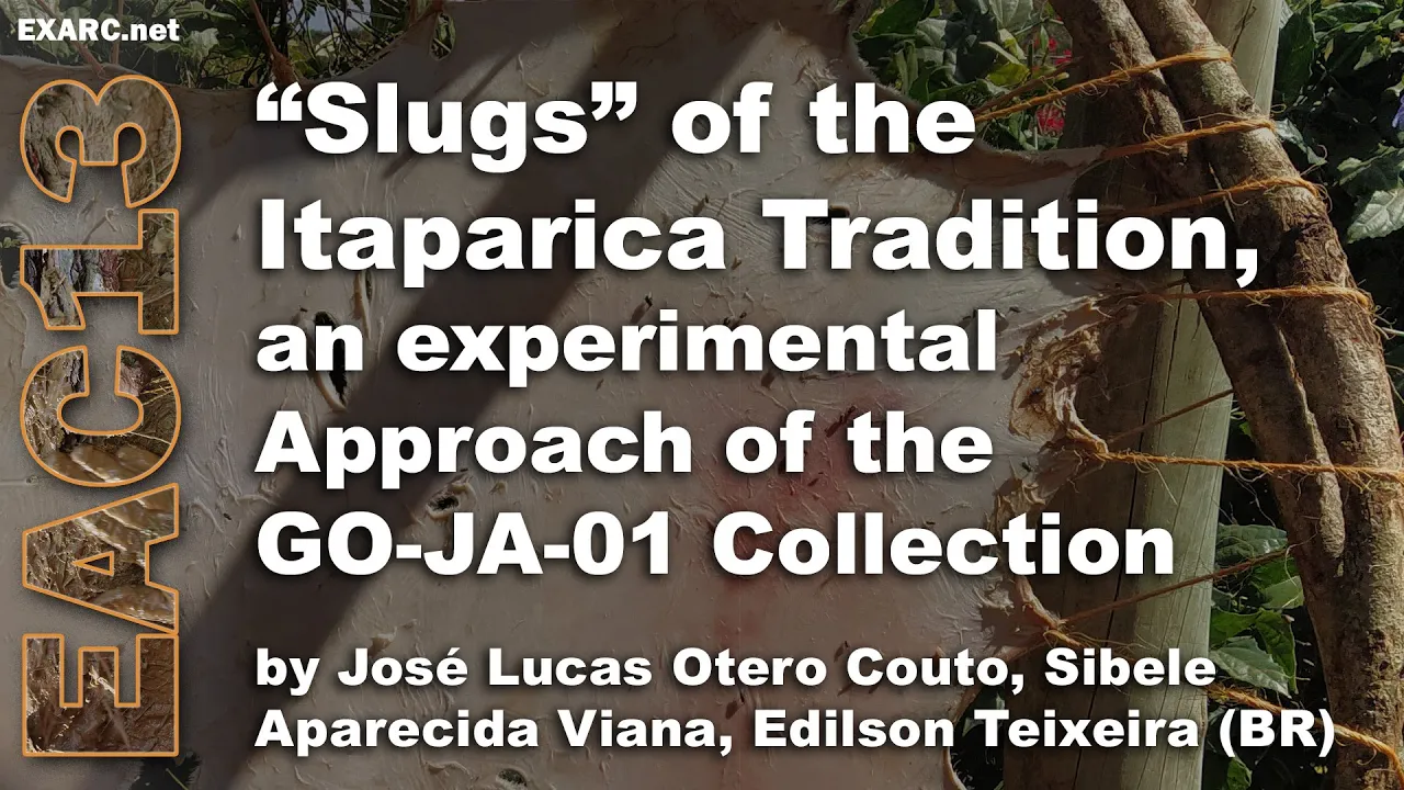 “Slugs” of the Itaparica Tradition, an experimental Approach of the GO-JA-01 Collection