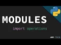 Python Modules - Make Your Own Module Part 1