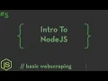 Introduction To NodeJS - Basic Webscraping With Puppeteer
