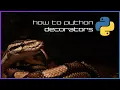 Decorators - How to Python