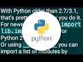 How to import a module given its name as string