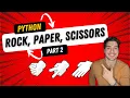 Code a rock paper scissors game to play against computer AI with python Great beginner project pt 2