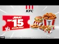 RM15 OFF KFC Delivery