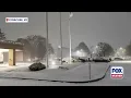 Snow Falling In Syracuse Amid State Of Emergency In New York