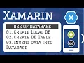 Xamarin Save Data Into Database Create Operation Part 5
