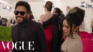 Lenny Kravitz and Lisa Bonet at the Met Gala 2015 China Through the Looking Glass