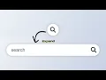 Animated Search Box Using Html Css and javascript