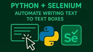 Web Scraping Next Level Auto-Write Text with Selenium