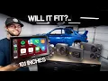 Installing a HUGE Apple Car Play Unit Sony Sound System 2021 Tech in a 1996 Car
