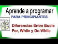 Diferencias Entre Bucle For While y Do While en Programacion