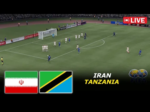 Video Thumbnail: 🔴Tanzania vs Iran / International Friendly Football Match 2025 | eFootball Pes 21 Simulation