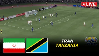🔴Tanzania vs Iran / International Friendly Football Match 2025 | eFootball Pes 21 Simulation