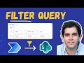 Filter Query for SharePoint Get Items action in Power Automate MADE EASY