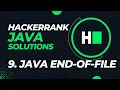 Hackerrank Java Solutions - Day 9 Java End-of-file II Hindi